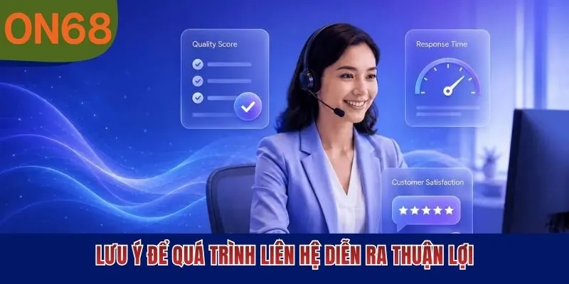 Lưu ý để quá trình liên hệ diễn ra thuận lợi