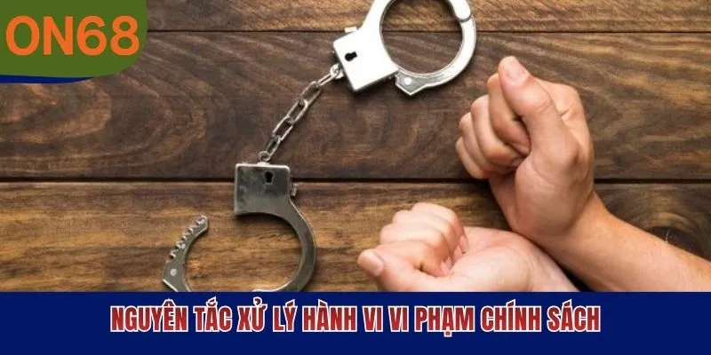 Nguyên tắc xử lý hành vi vi phạm chính sách