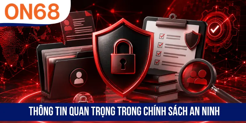 Thông tin quan trọng trong chính sách an ninh